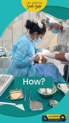 Placed dental implant